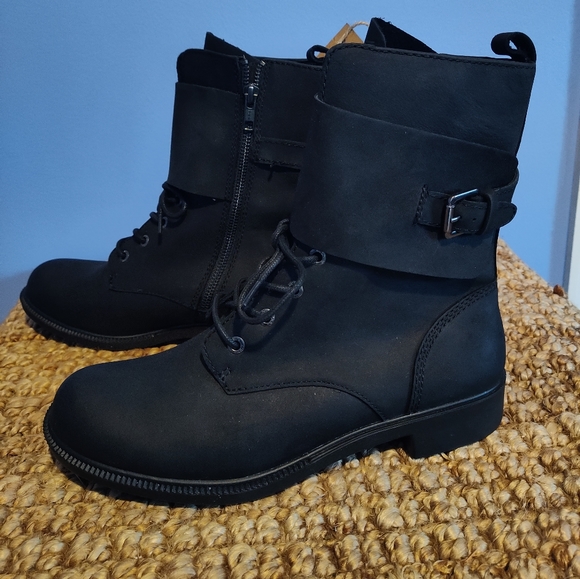 Kodiak Shoes Kodiak Black Boots Callwood Combatmotorcycle Style